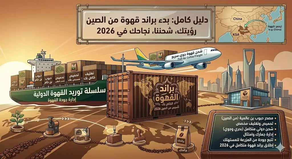 كيف تبدأ براند القهوة الخاص بك من الصين - 2026